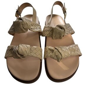 Schutz Kareena Knot Sporty Sandal Tan Womens Sz 11B